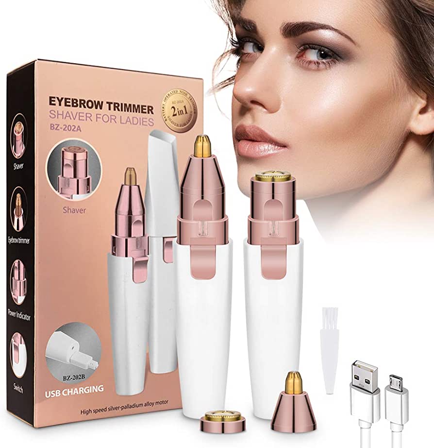 2 in 1 eyebrow trimmer